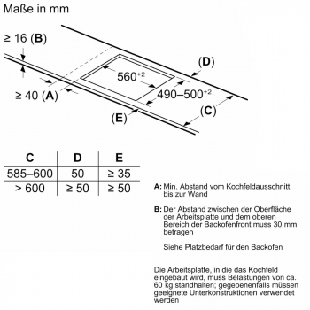 Neff T 56 SHF 1 L0 Kochfeld autark